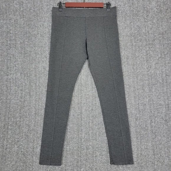 Philosophy Leggings Womens Small Charcoal Gray Stretch Pant Wide Waistband - Picture 1 of 11